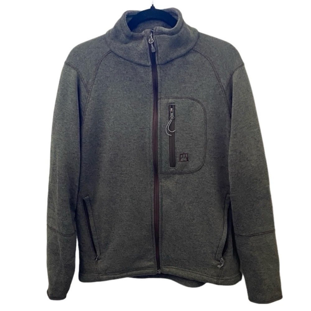 Avalanche Men's Dark Olive Zip-Up Jacket. Size M.
